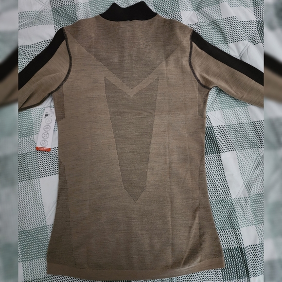 Smartwool | Intraknit Thermal Merino Base Layer Colorblock 1/4 Zip Size Small - Picture 2 of 4